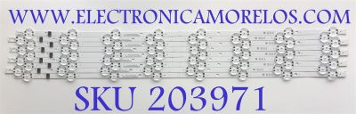 KIT DE LED'S PARA TV LG (9 PZ ) / NUMERO DE PARTE EAV65033301 / SSC_Y21_SLIM_TRIDENT_75NANO75_BOE_S / SSC_Y21_SLIM_TRIDENT_75NANO75_BOE_PTN0.6_REV00_201215 / PANEL NC750TQG-ABKP1 / MODELO 75NANO75UQA.BUSFLKR